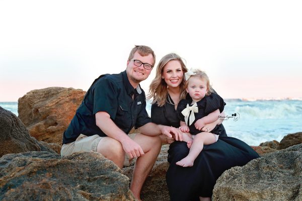 Family photography session in Marineland Beach, FL.
